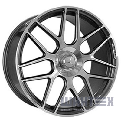 Replica Mercedes MR555 10x21 5x112 ET57 DIA66.6 MBL№2